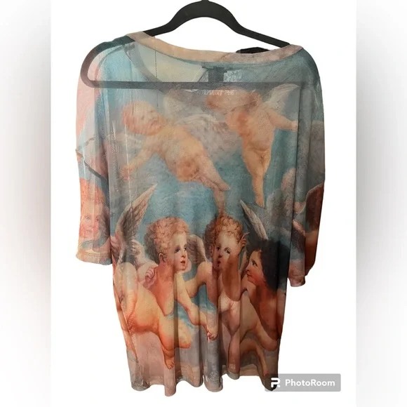 Forever 21 angel mesh top - Picture 3 of 3